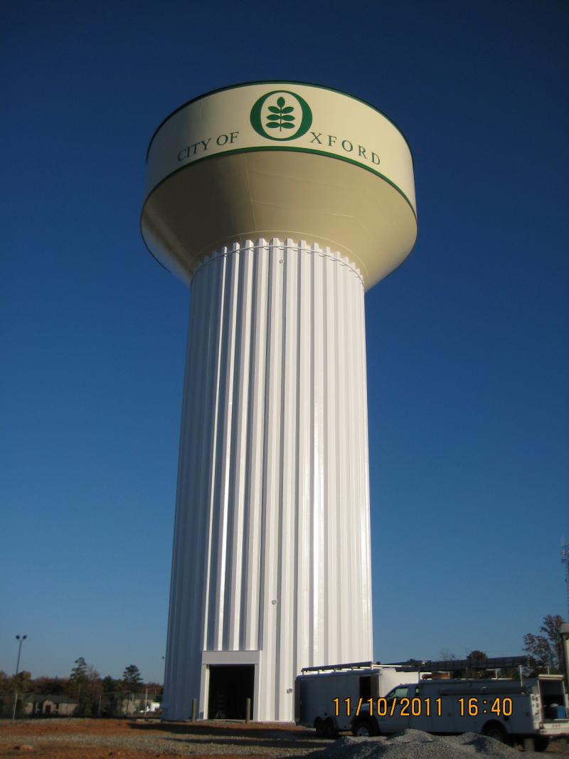 A fluted column tank we wired in Oxford, MS home of Ole Miss University.